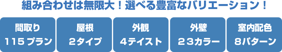 規格住宅だけど選べる家